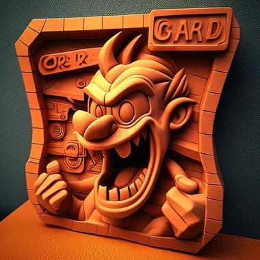 3D model CTR Crash Team Racing game (STL)